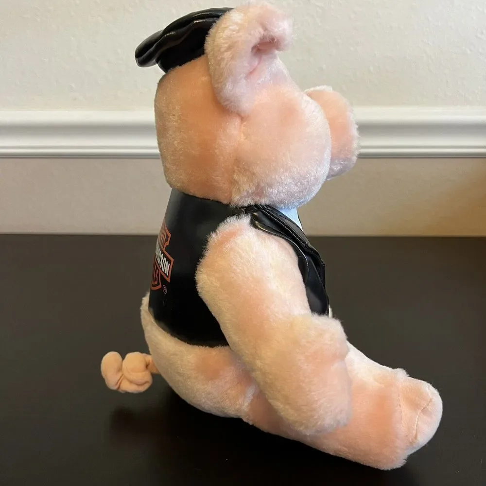 1993 Harley Davidson Plush Stuffed Hog Pig Animal Biker‎ 9